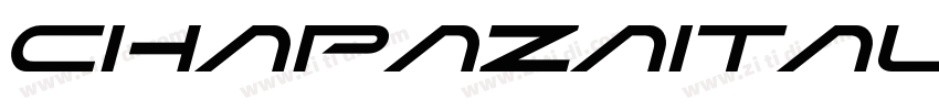 ChapazaItalic Italic字体转换